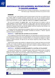 SISTEMAS DE ECUACIONES, MATEMÁTICAS Y ... - Aula matemática