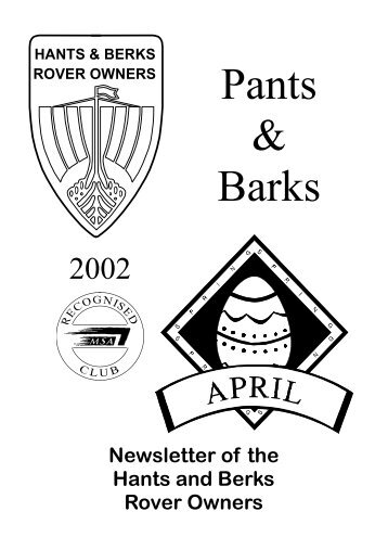 Pants & Barks - Hants & Berks Rover Owners