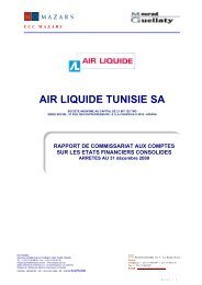 AIR LIQUIDE TUNISIE SA - Tustex