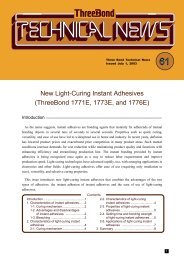 New Light-Curing Instant Adhesives (ThreeBond 1771E, 1773E, and ...