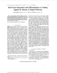Real-time integration and differentiation of analog signals by means ...