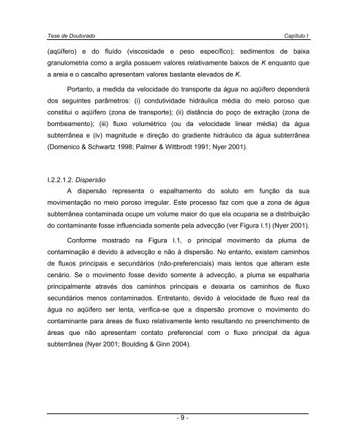 tratamento redutivo de solo e Ã¡gua subterrÃ¢nea contaminados com ...