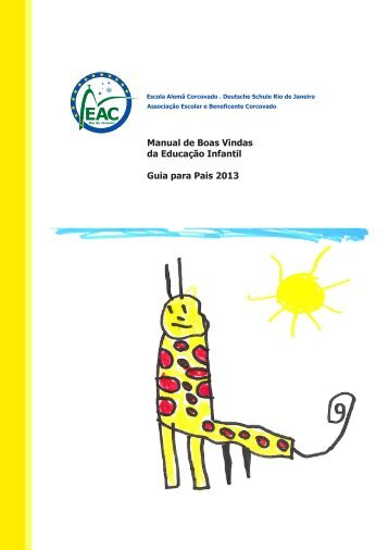 Manual de Boas Vindas da EducaÃ§Ã£o Infantil - Escola AlemÃ£ ...