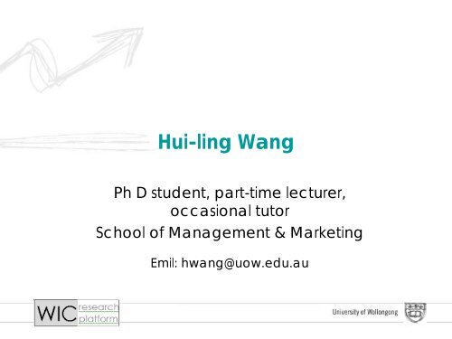 Hui-ling Wang - Staff