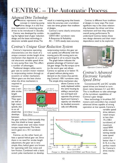 Metering Pump Technology - Fine Line Instrument