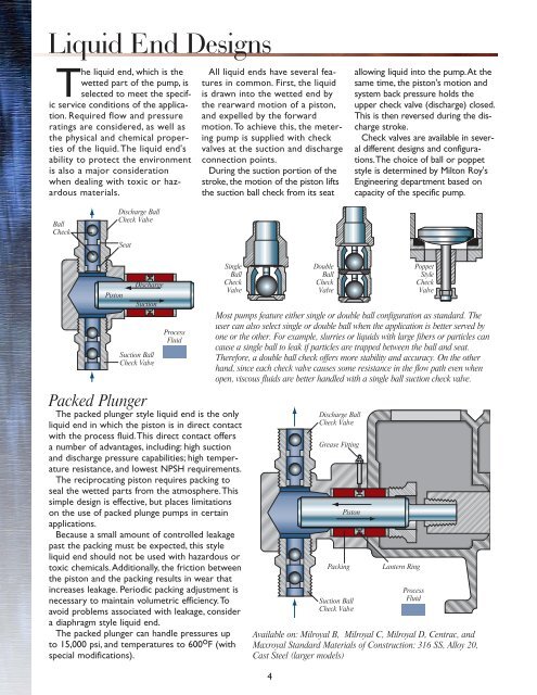 Metering Pump Technology - Fine Line Instrument