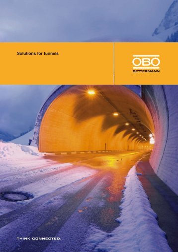 Solutions for tunnels - OBO Bettermann