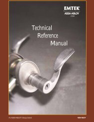 Technical Reference Manual - Emtek