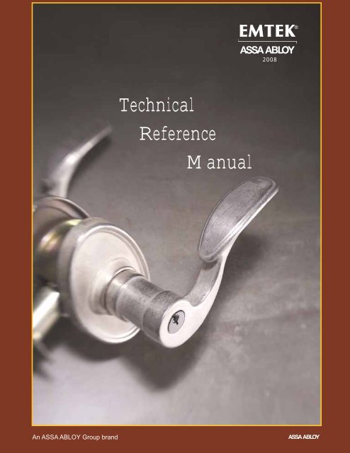 Technical Reference Manual - Emtek