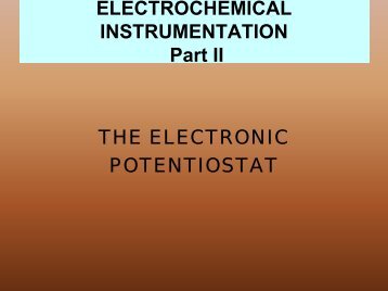 The Potentiostat