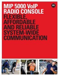 MIP 5000 VoIP Radio Console - Emergency Radio Service Inc.