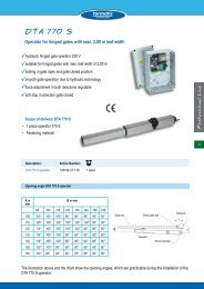 DTA 770 S - tormatic