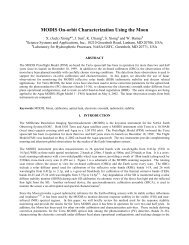 MODIS On-orbit Characterization Using the Moon