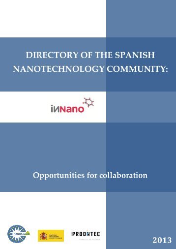 directory of the spanish nanotechnology community - FundaciÃ³n ...