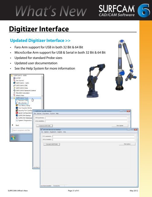 SURFCAM 6 What's New - Cim Solutions and Networking