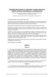 Convención contra la Tortura y Otros Tratos o Penas ... - Matrix666