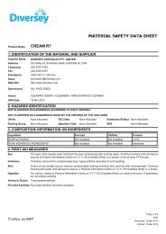 Diversey - Cream R7 - msds - Perth Cleaning Supplies