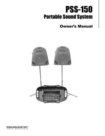 PSS-150 Portable Sound System - Nady
