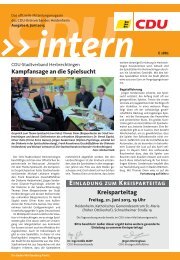 Ausgabe 06.2013 - CDU Heidenheim
