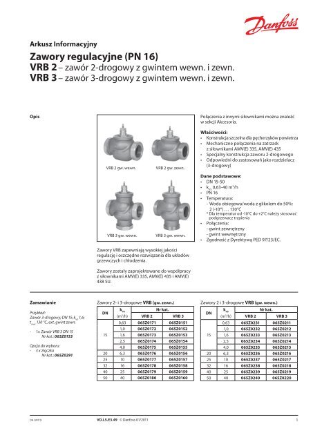 VRB 2 - Danfoss