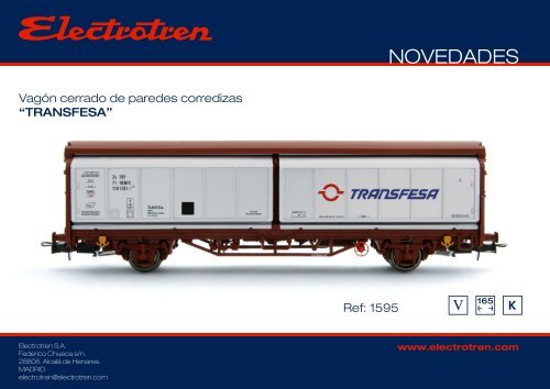 Novedades Electrotren - Railwaymania.com