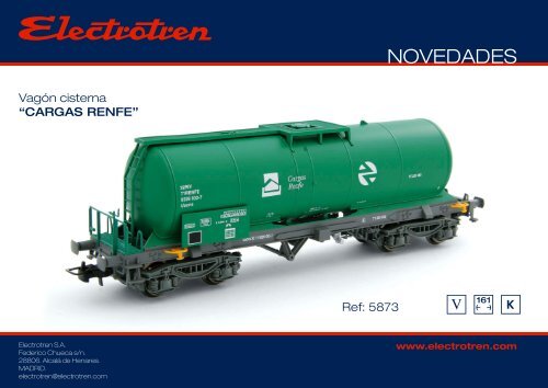 Novedades Electrotren - Railwaymania.com