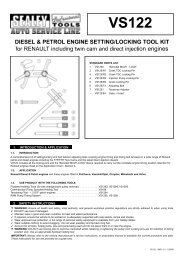 DIESEL & PETROL ENGINE SETTING/LOCKING TOOL KIT for ...