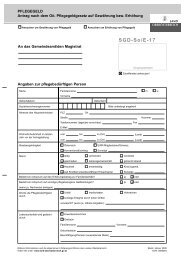 Formular: Pflegegeld - Antrag nach dem OÃ¶ ... - Scharten