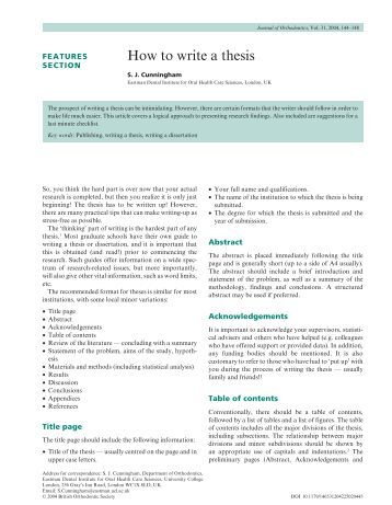 orthodontic phd thesis orthodontic phd thesis