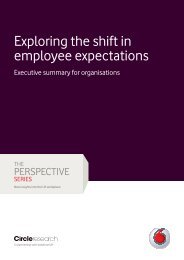 Exploring the shift in employee expectations - Vodafone