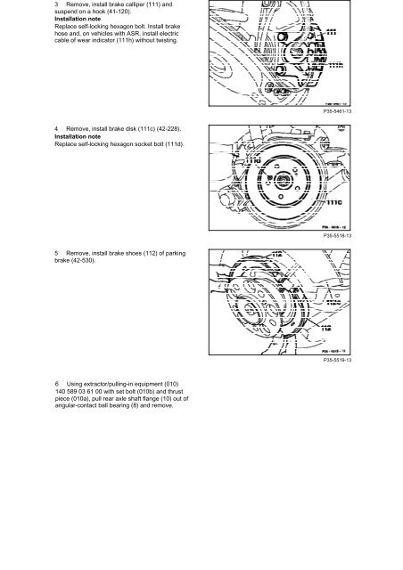 W124 rear wheel axle shaft & bearing removal.pdf