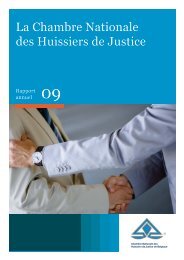 La Chambre Nationale des Huissiers de Justice