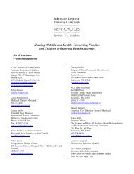 list of conference attendees - Poverty & Race Research Action Council