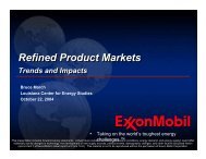 Refined Product Markets Refined Product Markets - Center for ...