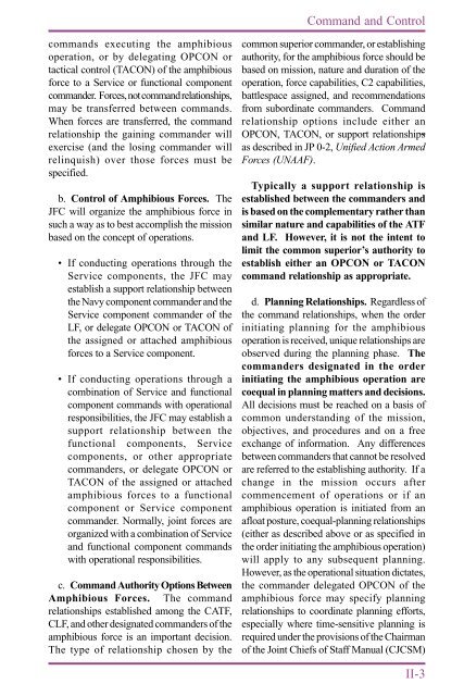 Joint Doctrine for Amphibious Operations - Historic Naval Ships ...