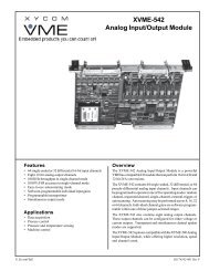 XVME-542 Analog Input/Output Module - VoxTechnologies