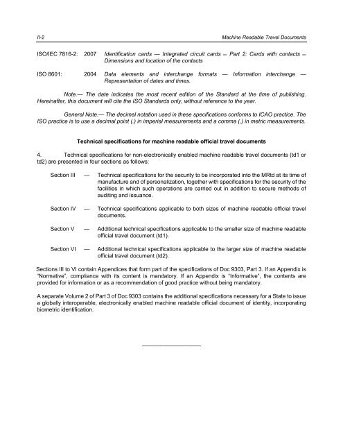 Machine Readable Travel Documents - ICAO