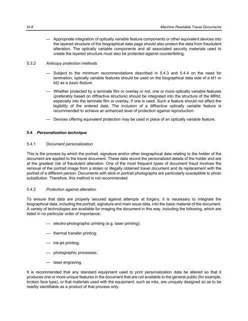 Machine Readable Travel Documents - ICAO