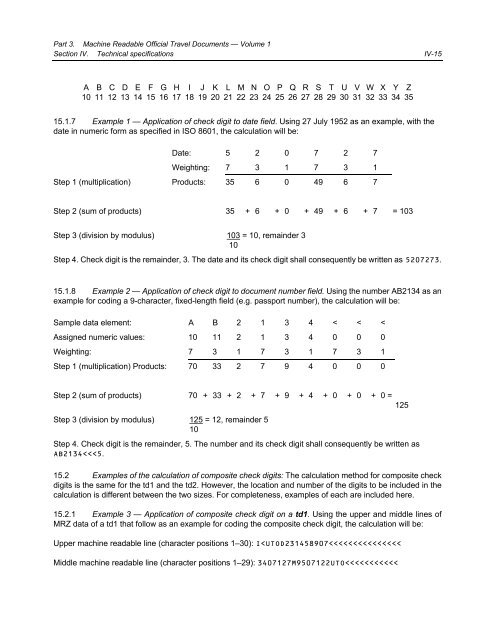 Machine Readable Travel Documents - ICAO