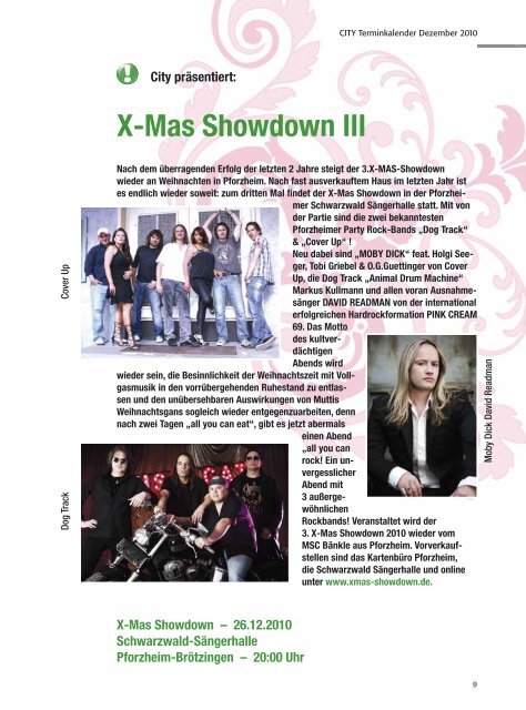 X-MAS SHOWDOWN - CITY Stadtmagazin