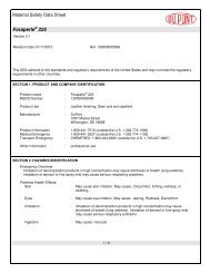 Foraperle 225 - MSDS - DuPont