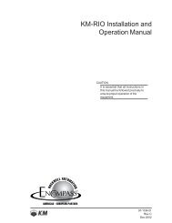 KM-RIO Installation and Operation Manual - Kistler-Morse