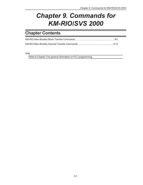 KM-RIO Installation and Operation Manual - Kistler-Morse