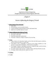 Chapter 9 Factors Influencing the Design of Vessels - FET