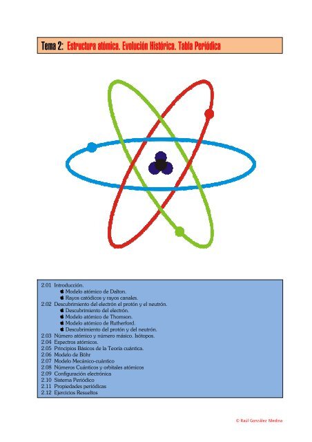 Tema 2 Estructura Atomica