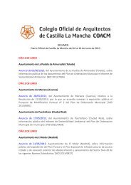 Resumen del DOCM del 10 al 14 de junio - Colegio Oficial de ...