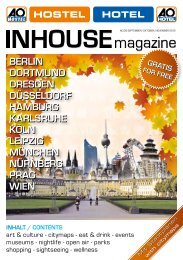 citytours und ausflüge! - INHOUSE magazine