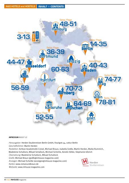 citytours und ausflüge! - INHOUSE magazine