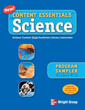 CONTENT ESSENTIALS Science - McGraw-Hill Ryerson