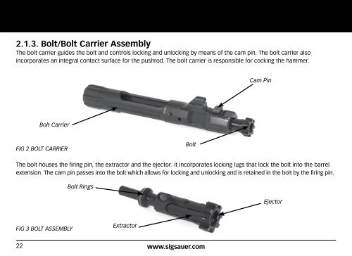 owneRs manual: Handling & SafeTy inSTrucTionS - Sig Sauer